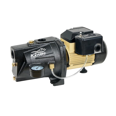 K2 Pumps 3/4 HP Cast Iron Shallow Well Jet Pump WPS07502K